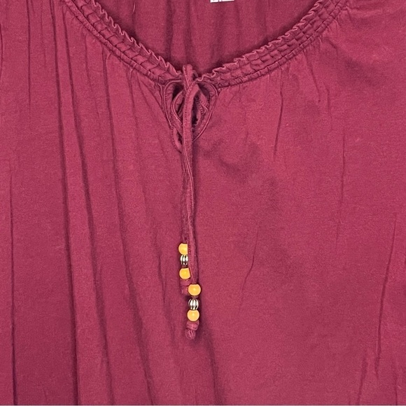 Croft & Barrow, Red, V-Neck, Long Sleeve Blouse, Size 1X - Picture 2 of 13